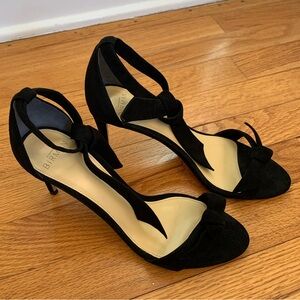 Birman Clarita Black Suede Heels